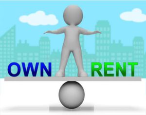 Home ownership versus renting